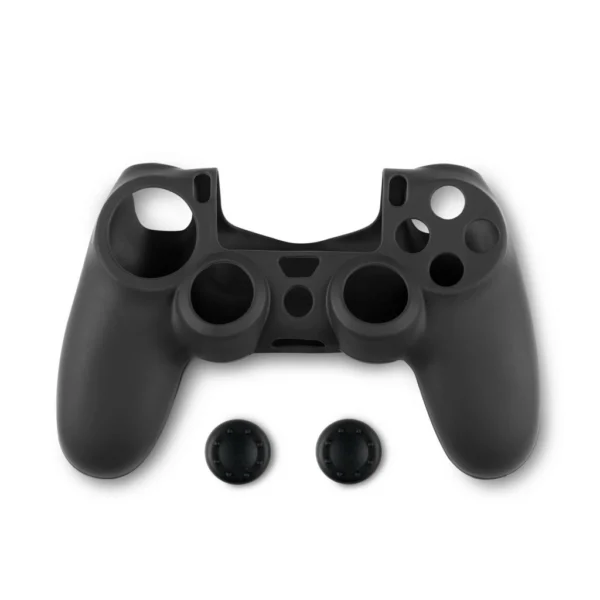 Spartan Gear - szilikon kontroller és analóg védő fekete (PS4)