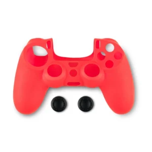 Spartan Gear -szilikon kontroller és analóg védő piros  (PS4)