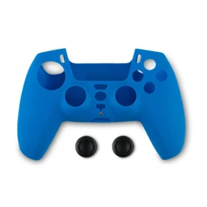 Spartan Gear - kontroller szilikon védő és analóg védő kék (PS5)
