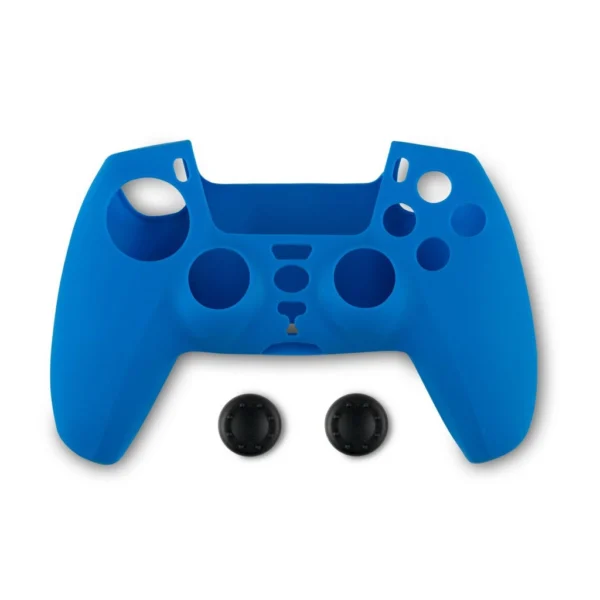 Spartan Gear - kontroller szilikon védő és analóg védő kék (PS5)