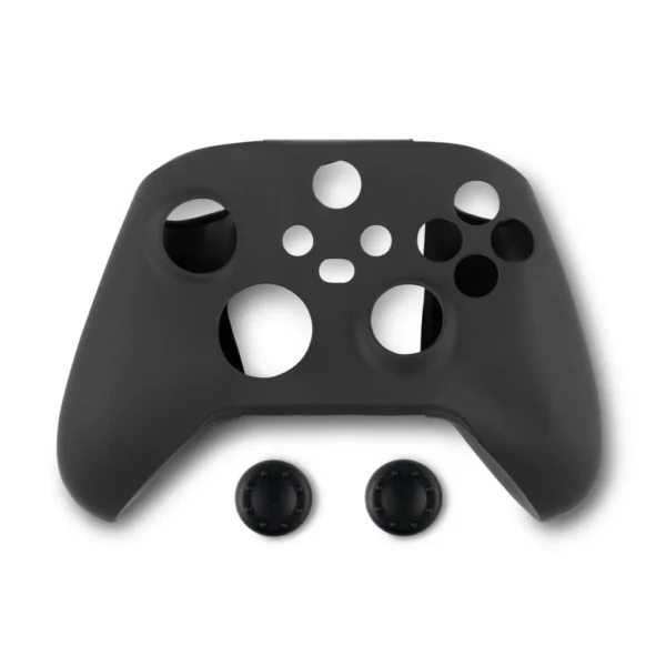 Spartan Gear - kontroller és analóg szilikon védő fekete (XBX)