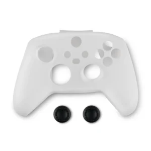 Spartan Gear - kontroller és analóg szilikon védő fehér (XBX)