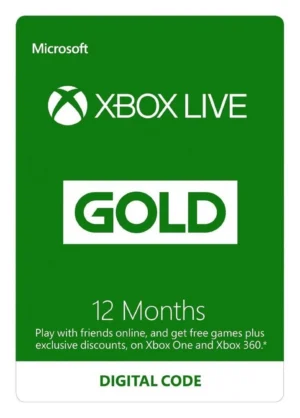 Live Gold 12 hó Card (XBO)