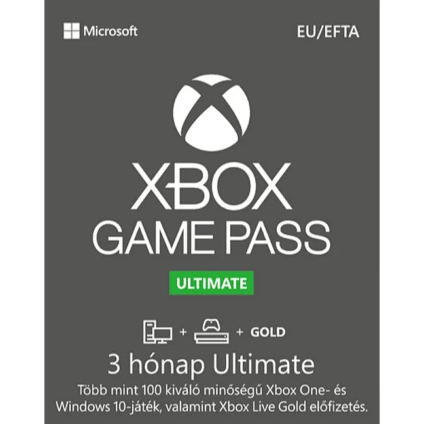 Game Pass Ultimate 3 hó Card (XBO)