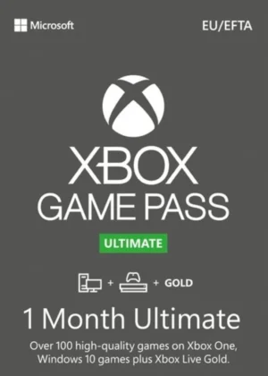Xbox Game Pass Ultimate 1 hónapos előfizetés (DIGITÁLIS KÓD)