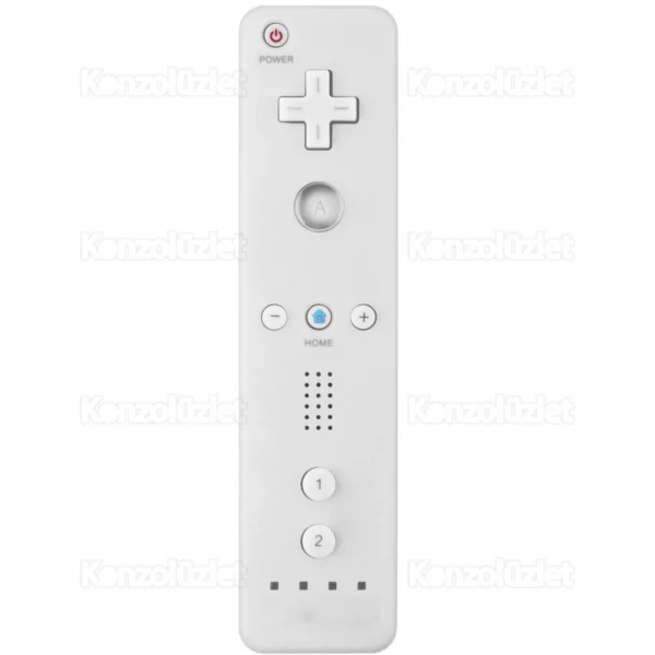 Wii Remote vezeték nélküli mozgásérzékelős kontroller Nintendo Wii és Wii U konzolokhoz [Fehér] Eredeti használt (használt)