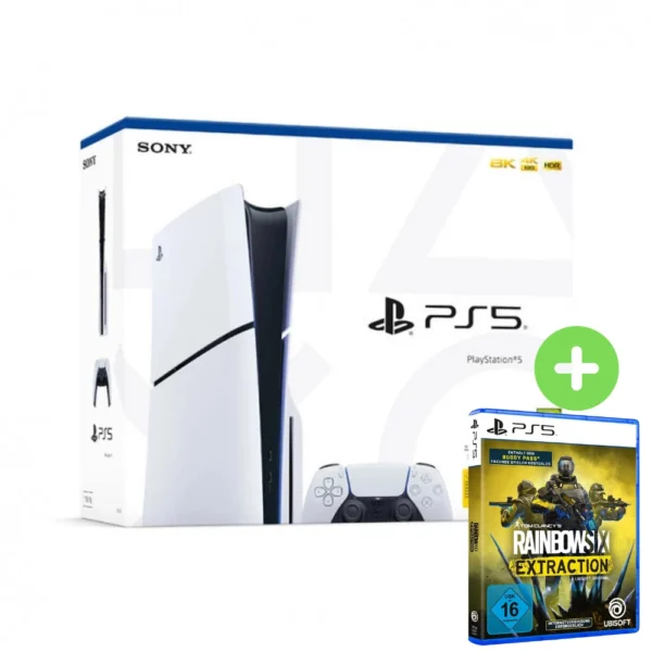 271033.webp PlayStation 5 Slim Lemezes + Rainbow Six Extraction (PS5)