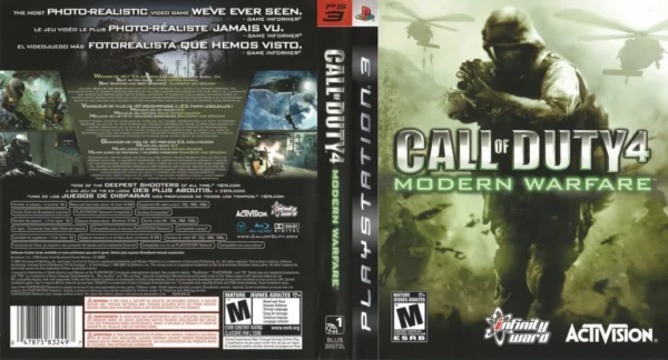 Call of Duty 4 Modern Warfare PlayStation 3 (használt) PS3