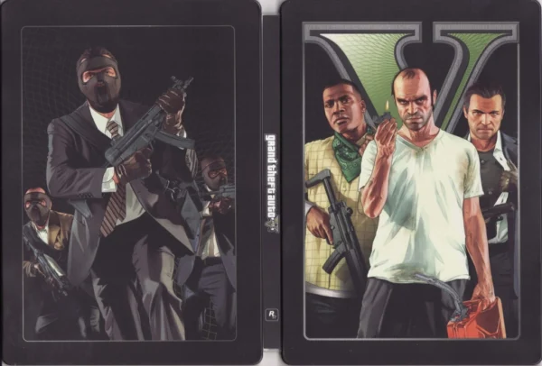 Grand Theft Auto V – Steelbook Edition (Xbox 360) GTA (használt)