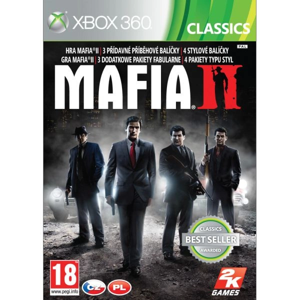 380192.webp Mafia II Xbox One Kompatibilis Xbox 360 (használt)