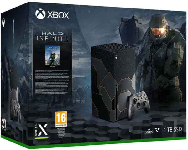 Microsoft Xbox Series X 1TB Halo Infinite Limited Edition Játékkonzol (használt)