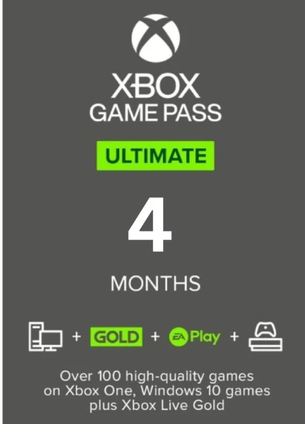 415406.webp Xbox Game Pass Ultimate 4 hónapos előfizetés (DIGITÁLIS KÓD)