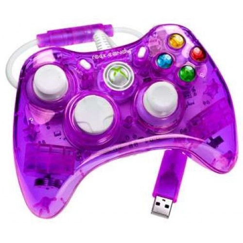 433992.webp Xbox 360 Rock Candy Purple Controller Vezetékes (használt)