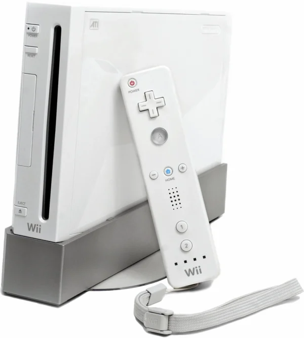 437430.webp Nintendo Wii konzol fehér + ajándék játék (használt)