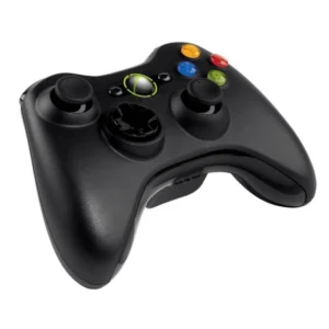 Microsoft Xbox 360 Wireless Controller fekete – vezeték nélküli kontroller (használt)