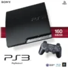 PlayStation 3 Slim 160 GB PS3 + ajándék játék (használt)