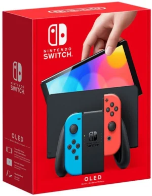 NINTENDO SWITCH OLED RED - BLUE  64 GB (használt)