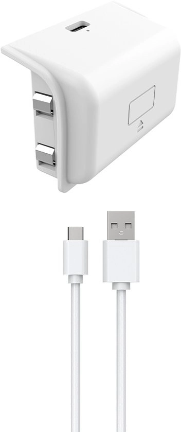 484405_altpic_1.webp Qware Gaming - Xbox X Series Battery Pack, Újratölthető akkumulátor - Xbox X/S vezérlő - 1200 mAh - USB-C - Xbox - Fehér
