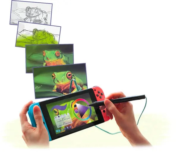 Color Live + Stylus ceruza Nintendo Switch (használt) NSW