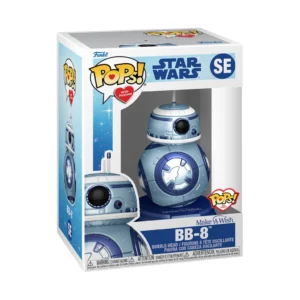 63672.webp Funko Pops! with Purpose Disney: Make a Wish - BB-8 (Metallic) #SE Bobble-Head Vinyl Figure (Platform nélküli)