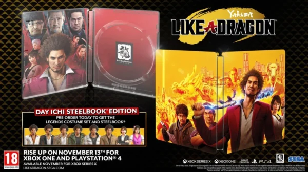 699786_altpic_1.webp Yakuza: Like a Dragon Day Ichi Steelbook Edition Xbox Series Xbox One (használt)