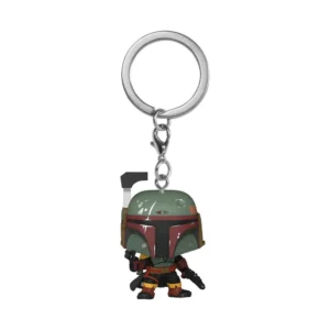 Funko Pocket POP Star Wars: The Book of Boba Fett - Bobba Fett kulcstartó (Platform nélküli)