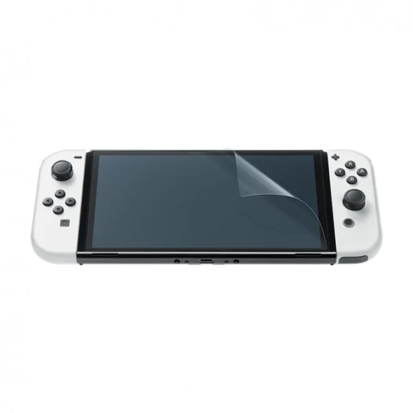 Nintendo Switch Védőtok és Kijelzővédő Fólia – Fekete/Fehér (NSP129)