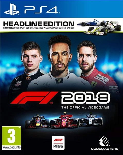 F1 Formula 1 2018 [Headline Edition] (PS4) (használt)