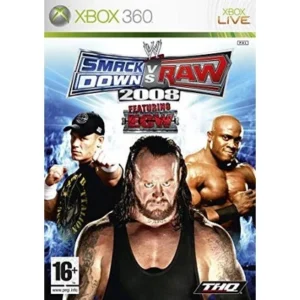 880063.webp WWE Smack Down vs Raw 2008 Featuring ECW Xbox 360 (használt)