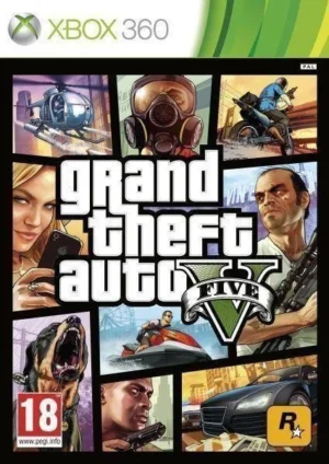 Grand Theft Auto V (Xbox 360) GTA V (használt)