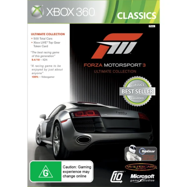 Forza Motorsport 3 Ultimate Collection (Xbox 360) (használt)