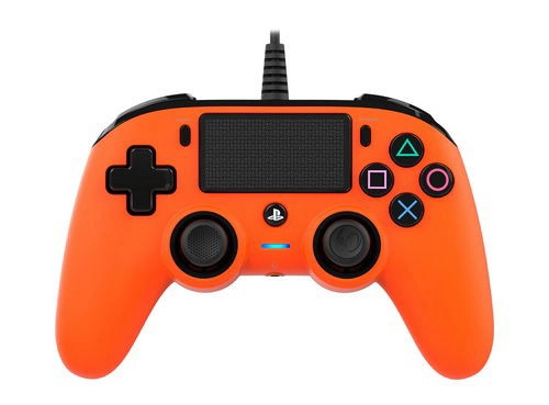 Nacon vezetékes kontroller narancssárga színben (PS4)