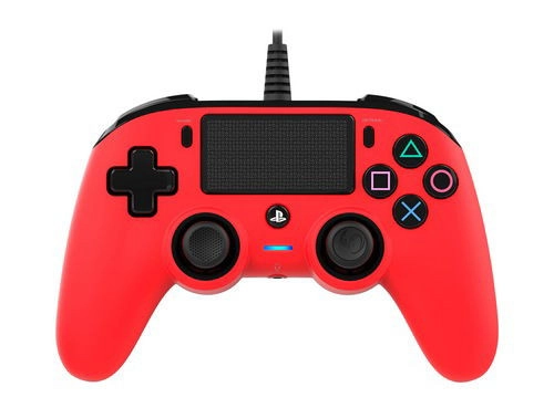 Nacon vezetékes kontroller piros színben (PS4)
