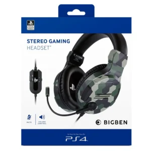 Stereo Gaming Headset V3 Zöld terepmintás (PS4)