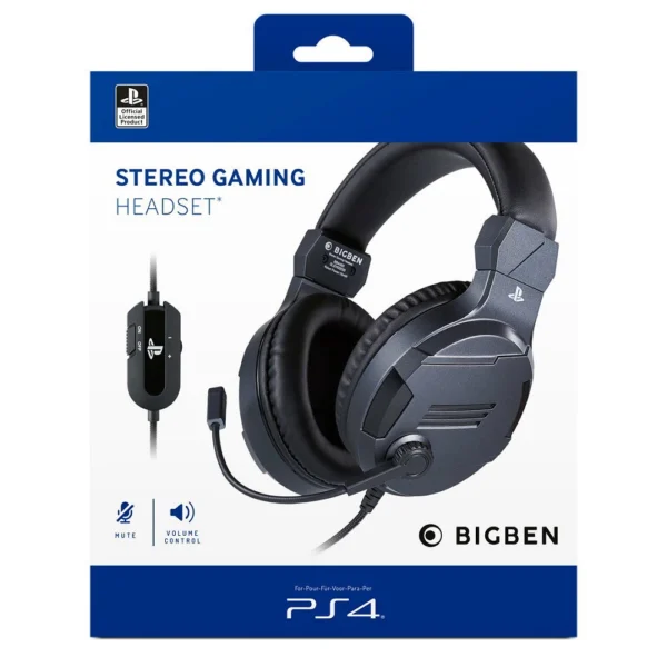 Stereo Gaming Headset V3 Titánszürke (PS4) fejhallgató