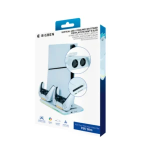 PS5SCHARGESTANDFAN.webp Nacon Multifunkionális Állvány PlayStation 5 Slimhez (PS5)