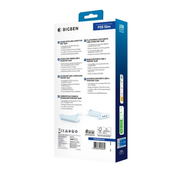 Nacon Vízszintes Állvány USB-A Porttal PlayStation 5 Slimhez (PS5)