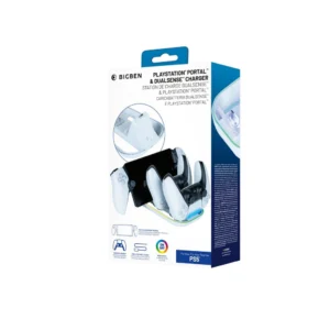 PS5TRIPLECHARGER.webp Nacon Tripla Töltőállomás PlayStation Portal és DualSense Kontrollerekhez (PS5)