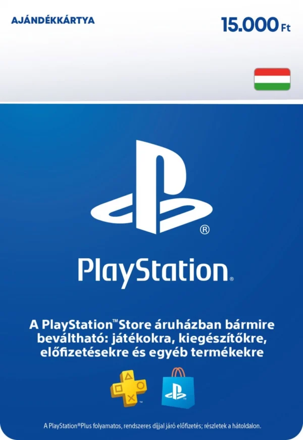 PlayStation Network 15000Ft-os Feltöltő kártya (PSN) fizikai termék