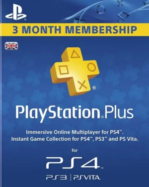 PS719811442.webp 90napos PlayStation Plus tagság előfizetse. Kártyás kivitel (PSN)