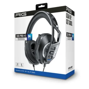 RIG300PROHS.webp RIG 300 PRO HS Gaming Headset New- fekete (PS5) FEJHALLGATÓ
