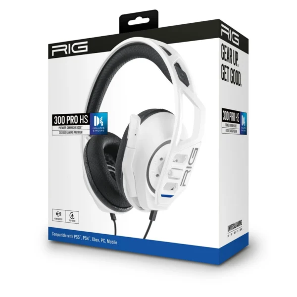 RIG300PROHSW.webp RIG 300 PRO HS Gaming Headset New- fehér (PS5) FEJHALLGATÓ