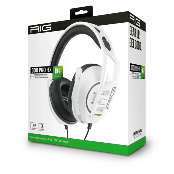 RIG300PROHXW.webp RIG 300 PRO HX Gaming Headset New- fehér (XBO/XBX) fejhallgató