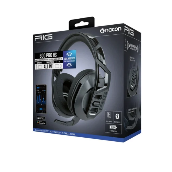 Nacon RIG 600 PRO HS Gaming Headset fekete (PS5)