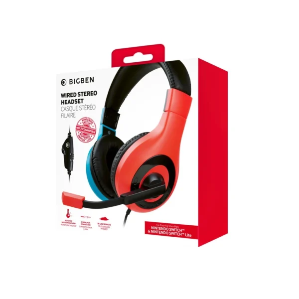 Stereo Gaming Headset V1 Kék (NSW) fejhallgató