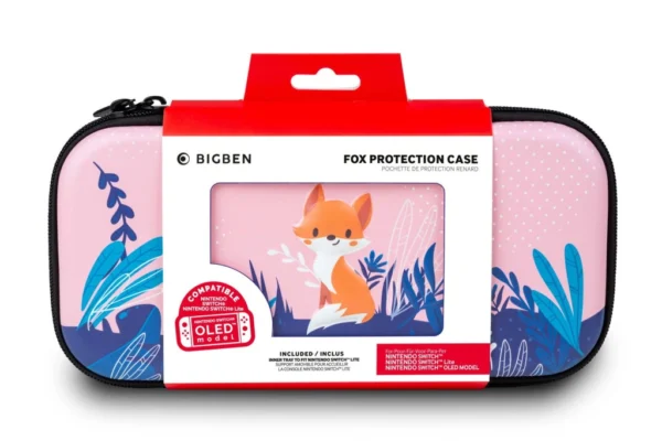 SWITCHPOUCHFOX.webp Nagy Utazó Keménytok - Róka (NSW)