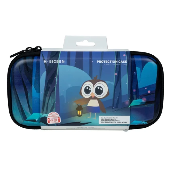 SWITCHPOUCHOWL.webp Nagy Utazó Keménytok - Bagoly (NSW)