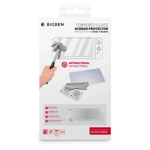 SWITCHTEMPGLASS.webp Kijelzővédő fólia Nintendo Switch készülékhez (NSW)
