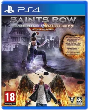 Saints Row IV Re-Elected & Gat Out of Hell PS4 (használt)