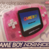 Nintendo Gameboy Advance GBA Milky Pink/ Fuchsia CIB (használt)